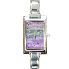 Bird Art Design Pattern Butterfly Rectangle Italian Charm Watch by Wegoenart