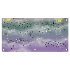 Bird Art Design Pattern Butterfly Banner And Sign 4  X 2 