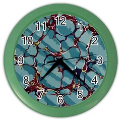 Marble Rock Pattern Texture Antique Color Wall Clock by Wegoenart