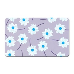 Flower Pattern Background Magnet (rectangular) by Wegoenart