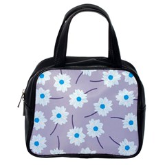 Flower Pattern Background Classic Handbag (one Side) by Wegoenart