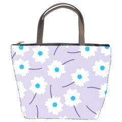 Flower Pattern Background Bucket Bag by Wegoenart