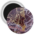 Marble Pattern Texture Rock Stone Surface Tile 3  Magnets Front