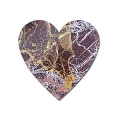 Marble Pattern Texture Rock Stone Surface Tile Heart Magnet