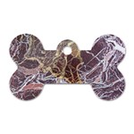 Marble Pattern Texture Rock Stone Surface Tile Dog Tag Bone (Two Sides) Front