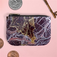 Marble Pattern Texture Rock Stone Surface Tile Mini Coin Purse