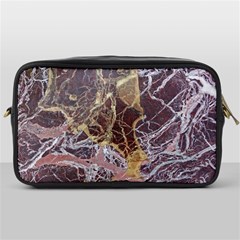 Marble Pattern Texture Rock Stone Surface Tile Toiletries Bag (one Side) by Ravend