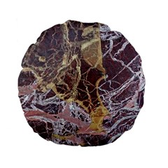 Marble Pattern Texture Rock Stone Surface Tile Standard 15  Premium Flano Round Cushions