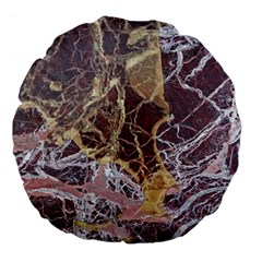 Marble Pattern Texture Rock Stone Surface Tile Large 18  Premium Flano Round Cushions