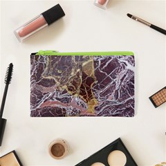 Marble Pattern Texture Rock Stone Surface Tile Cosmetic Bag (xs)