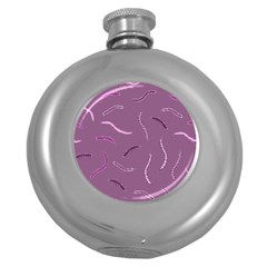 Feather Round Hip Flask (5 Oz) by nateshop