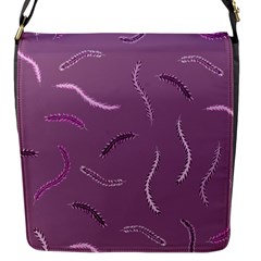 Feather Flap Closure Messenger Bag (s) by nateshop