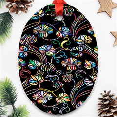 Floral Ornament (oval) by nateshop