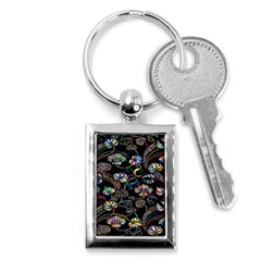 Floral Key Chain (rectangle) by nateshop