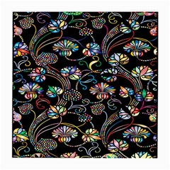 Floral Medium Glasses Cloth (2 Sides) by nateshop