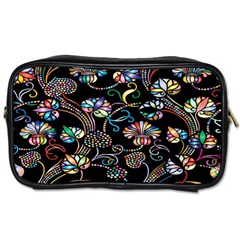 Floral Toiletries Bag (two Sides) by nateshop