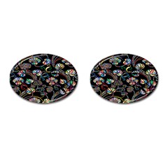 Floral Cufflinks (oval) by nateshop