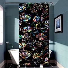 Floral Shower Curtain 36  X 72  (stall)  by nateshop