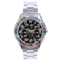 Floral Stainless Steel Analogue Watch by nateshop