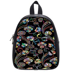 Floral School Bag (small) by nateshop