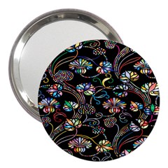 Floral 3  Handbag Mirrors by nateshop