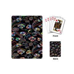 Floral Playing Cards Single Design (mini) by nateshop