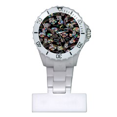 Floral Plastic Nurses Watch by nateshop