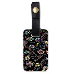 Floral Luggage Tag (one Side) by nateshop