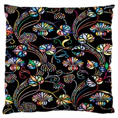 Floral Large Cushion Case (one Side) by nateshop