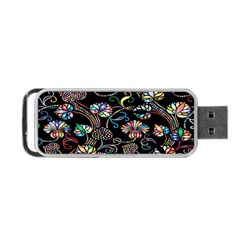 Floral Portable Usb Flash (one Side) by nateshop