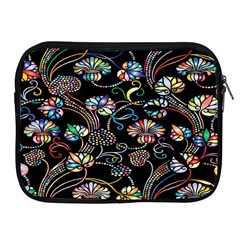 Floral Apple Ipad 2/3/4 Zipper Cases by nateshop