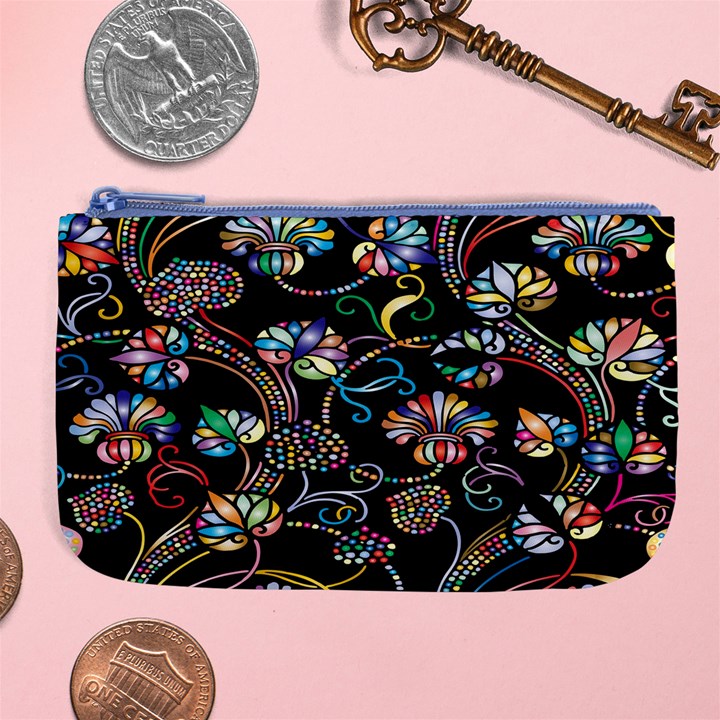 Floral Large Coin Purse