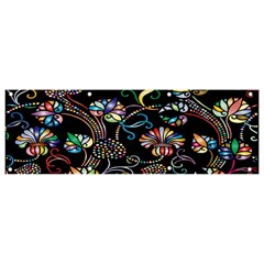 Floral Banner And Sign 9  X 3 