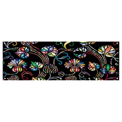 Floral Banner And Sign 12  X 4 