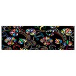 Floral Banner and Sign 12  x 4  Front