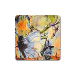 Flower Square Magnet by nateshop