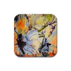 Flower Rubber Coaster (square) by nateshop