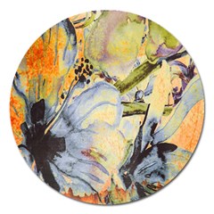 Flower Magnet 5  (round) by nateshop