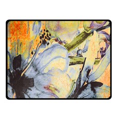 Flower Fleece Blanket (small) by nateshop