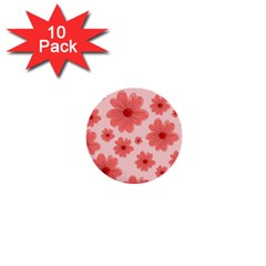 Flowers 1  Mini Buttons (10 Pack)  by nateshop