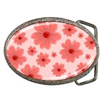 Flowers Belt Buckles Front