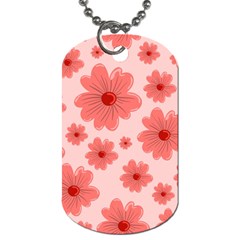 Flowers Dog Tag (two Sides) by nateshop