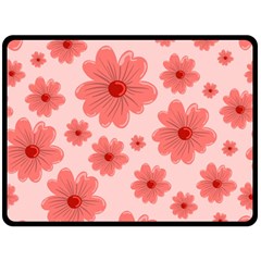 Flowers Fleece Blanket (large)  by nateshop