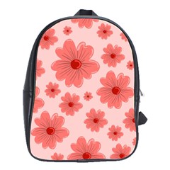 Flowers School Bag (large) by nateshop