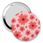 Flowers 3  Handbag Mirrors Front