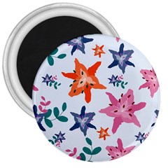 Flowers-5 3  Magnets by nateshop