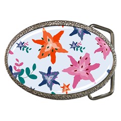 Flowers-5 Belt Buckles by nateshop