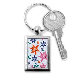 Flowers-5 Key Chain (rectangle) by nateshop