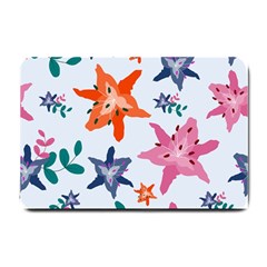 Flowers-5 Small Doormat  by nateshop