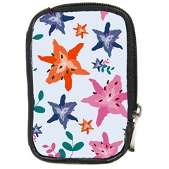 Flowers-5 Compact Camera Leather Case by nateshop